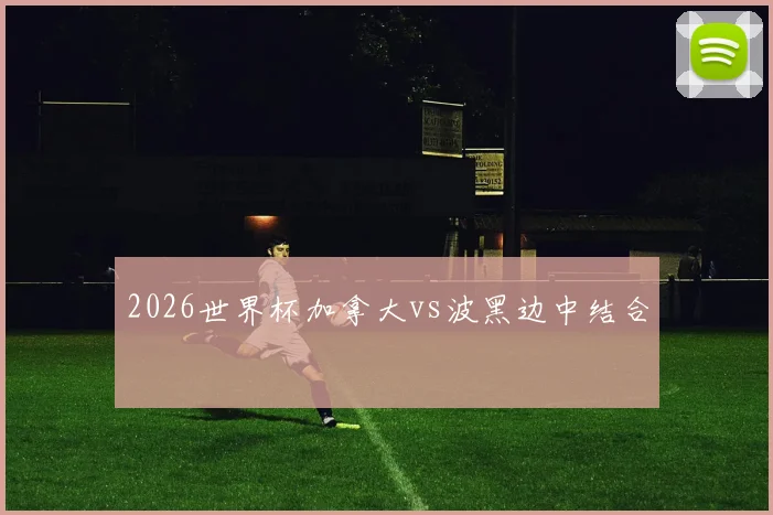 2026世界杯加拿大vs波黑边中结合
